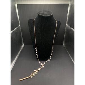 Lonna & Lilly Gold-Tone Chain Beaded Classic Large Lariat Necklace 33.5" Long
